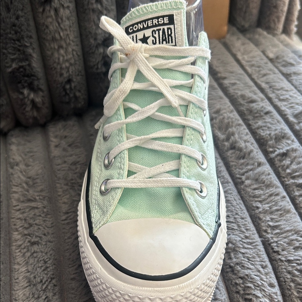 Light Teal Converse Platforms size 8 - Picture 8 of 10